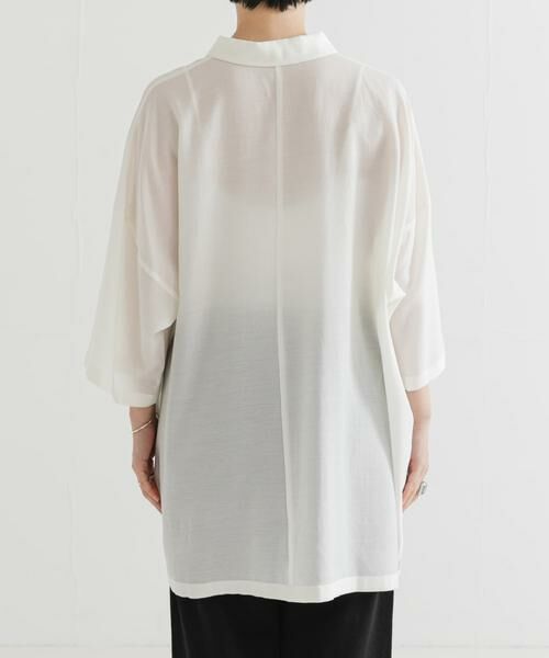 URBAN RESEARCH / アーバンリサーチ シャツ・ブラウス | ハーフスリーブシアーワイドシャツ | 詳細23