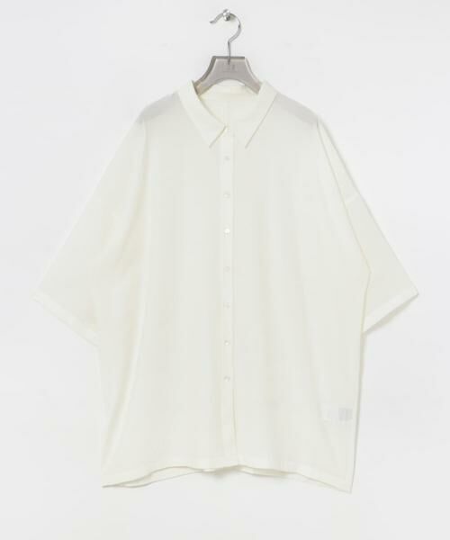 URBAN RESEARCH / アーバンリサーチ シャツ・ブラウス | ハーフスリーブシアーワイドシャツ | 詳細24