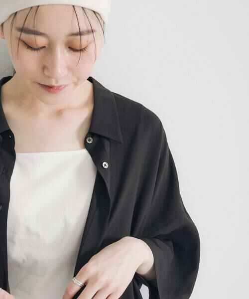 URBAN RESEARCH / アーバンリサーチ シャツ・ブラウス | ハーフスリーブシアーワイドシャツ | 詳細26