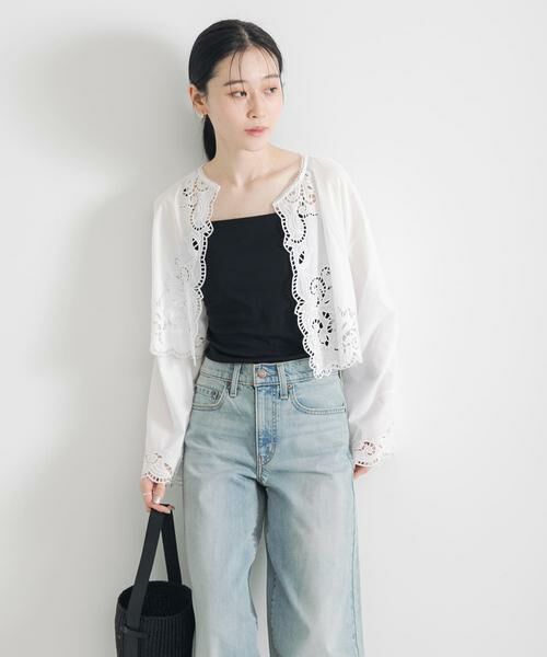 URBAN RESEARCH / アーバンリサーチ シャツ・ブラウス | カットワークレース刺繍ブラウス | 詳細5
