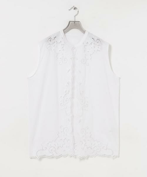 URBAN RESEARCH / アーバンリサーチ ベスト | カットワークレース刺繍ジレ | 詳細8