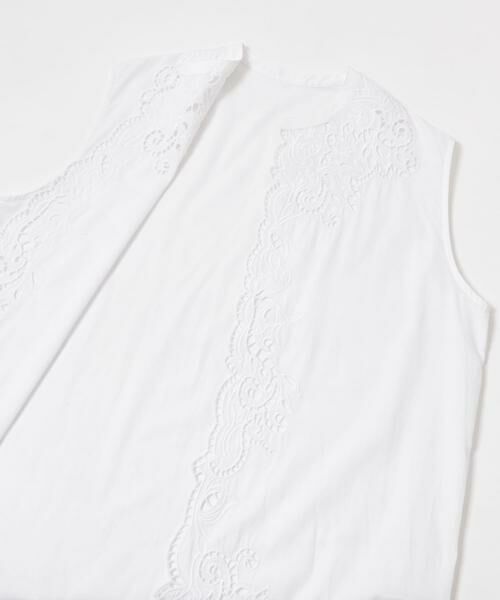 URBAN RESEARCH / アーバンリサーチ ベスト | カットワークレース刺繍ジレ | 詳細9