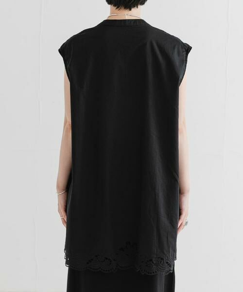 URBAN RESEARCH / アーバンリサーチ ベスト | カットワークレース刺繍ジレ | 詳細23