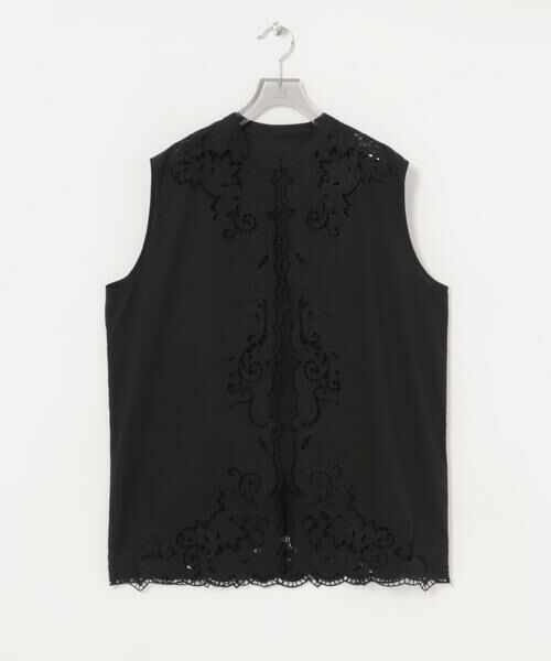 URBAN RESEARCH / アーバンリサーチ ベスト | カットワークレース刺繍ジレ | 詳細24