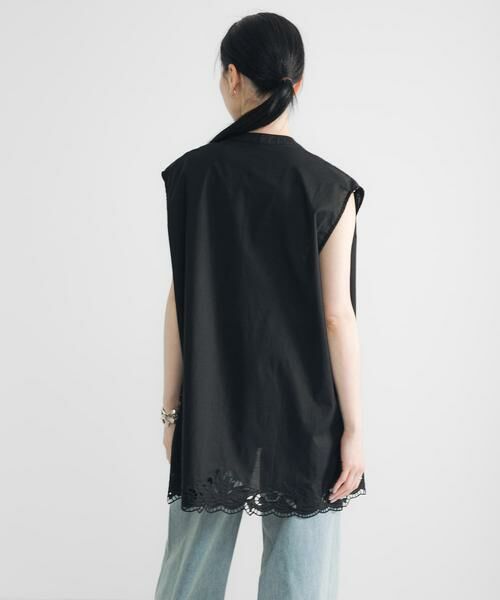 URBAN RESEARCH / アーバンリサーチ ベスト | カットワークレース刺繍ジレ | 詳細18