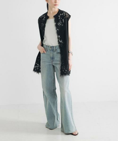 URBAN RESEARCH / アーバンリサーチ ベスト | カットワークレース刺繍ジレ | 詳細19