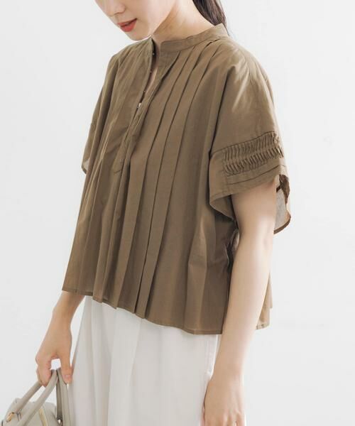 URBAN RESEARCH / アーバンリサーチ シャツ・ブラウス | ハーフスリーブタックショートシャツ | 詳細2