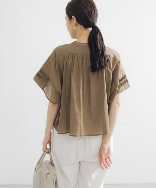 URBAN RESEARCH / アーバンリサーチ シャツ・ブラウス | ハーフスリーブタックショートシャツ | 詳細4