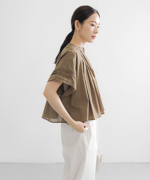 URBAN RESEARCH / アーバンリサーチ シャツ・ブラウス | ハーフスリーブタックショートシャツ | 詳細5
