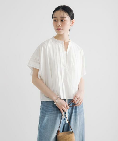 URBAN RESEARCH / アーバンリサーチ シャツ・ブラウス | ハーフスリーブタックショートシャツ | 詳細18