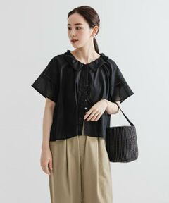 URBAN RESEARCH / アーバンリサーチ シャツ・ブラウス | ハーフスリーブフリルカラーブラウス