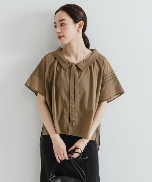 URBAN RESEARCH / アーバンリサーチ シャツ・ブラウス | ハーフスリーブフリルカラーブラウス | 詳細5