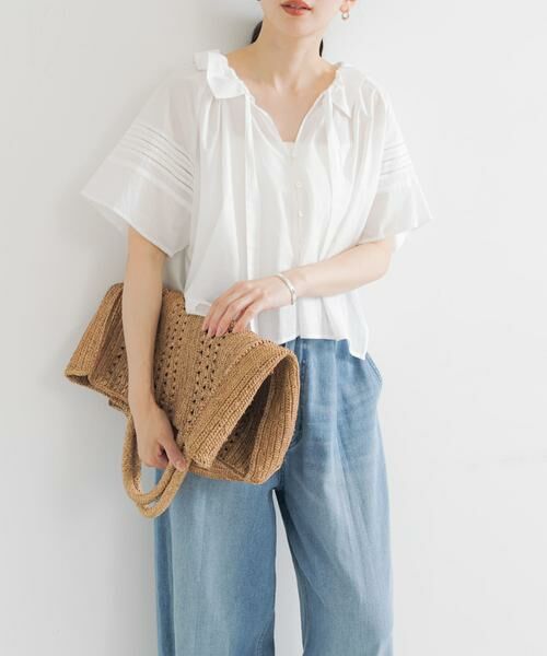 URBAN RESEARCH / アーバンリサーチ シャツ・ブラウス | ハーフスリーブフリルカラーブラウス | 詳細11