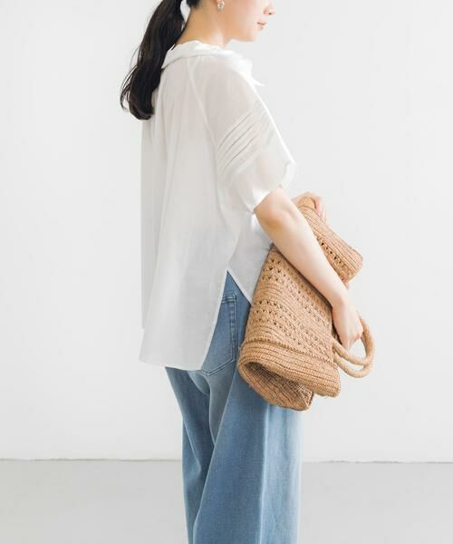 URBAN RESEARCH / アーバンリサーチ シャツ・ブラウス | ハーフスリーブフリルカラーブラウス | 詳細12