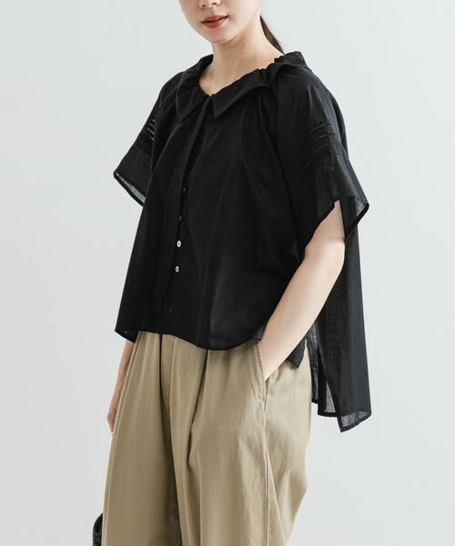 URBAN RESEARCH / アーバンリサーチ シャツ・ブラウス | ハーフスリーブフリルカラーブラウス | 詳細25