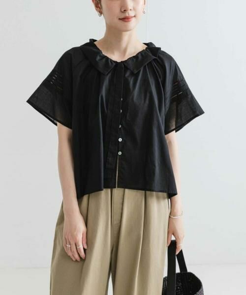 URBAN RESEARCH / アーバンリサーチ シャツ・ブラウス | ハーフスリーブフリルカラーブラウス | 詳細26