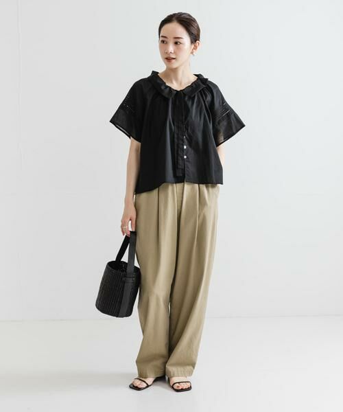 URBAN RESEARCH / アーバンリサーチ シャツ・ブラウス | ハーフスリーブフリルカラーブラウス | 詳細30