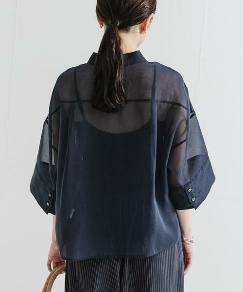 URBAN RESEARCH / アーバンリサーチ シャツ・ブラウス | シアーワイドスリーブ半袖シャツ | 詳細10