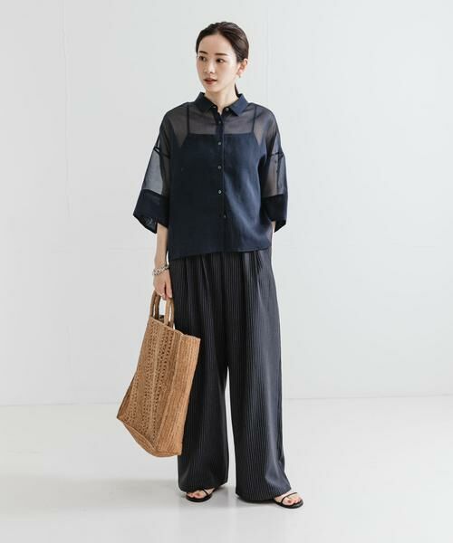 URBAN RESEARCH / アーバンリサーチ シャツ・ブラウス | シアーワイドスリーブ半袖シャツ | 詳細16