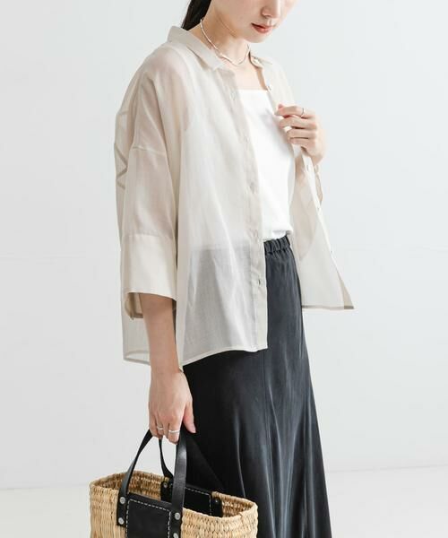 URBAN RESEARCH / アーバンリサーチ シャツ・ブラウス | シアーワイドスリーブ半袖シャツ | 詳細28