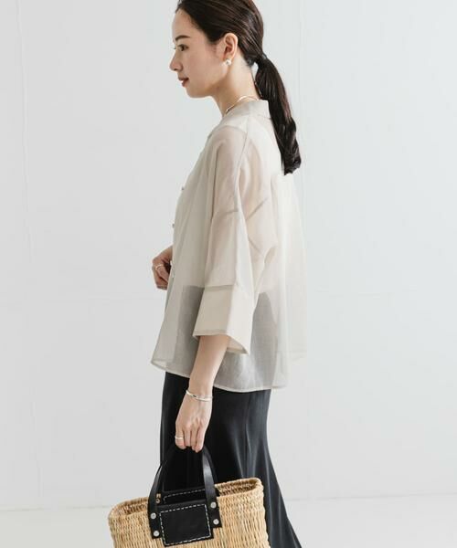 URBAN RESEARCH / アーバンリサーチ シャツ・ブラウス | シアーワイドスリーブ半袖シャツ | 詳細29
