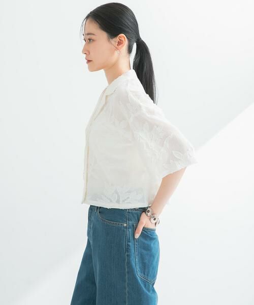 URBAN RESEARCH / アーバンリサーチ シャツ・ブラウス | カラミジャガードショートシャツ | 詳細3