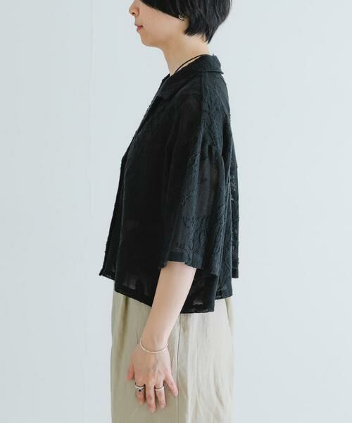 URBAN RESEARCH / アーバンリサーチ シャツ・ブラウス | カラミジャガードショートシャツ | 詳細23