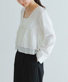 URBAN RESEARCH / アーバンリサーチ シャツ・ブラウス | スパンコール刺繍ブラウス