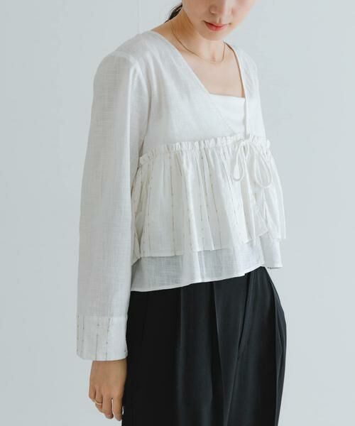 URBAN RESEARCH / アーバンリサーチ シャツ・ブラウス | スパンコール刺繍ブラウス | 詳細1