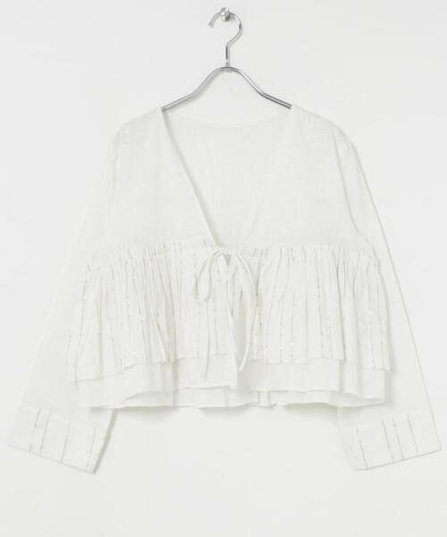 URBAN RESEARCH / アーバンリサーチ シャツ・ブラウス | スパンコール刺繍ブラウス | 詳細9