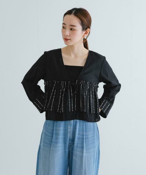 URBAN RESEARCH / アーバンリサーチ シャツ・ブラウス | スパンコール刺繍ブラウス | 詳細20