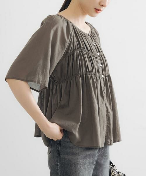 URBAN RESEARCH / アーバンリサーチ シャツ・ブラウス | コットンボイルシャーリングブラウス | 詳細3