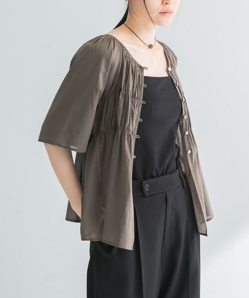 URBAN RESEARCH / アーバンリサーチ シャツ・ブラウス | コットンボイルシャーリングブラウス | 詳細6