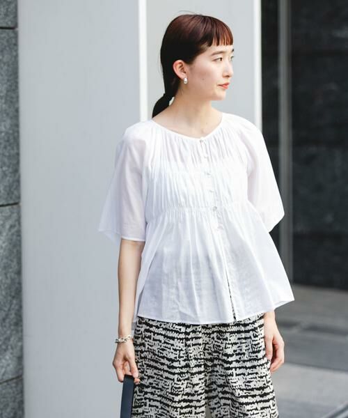 URBAN RESEARCH / アーバンリサーチ シャツ・ブラウス | コットンボイルシャーリングブラウス | 詳細13