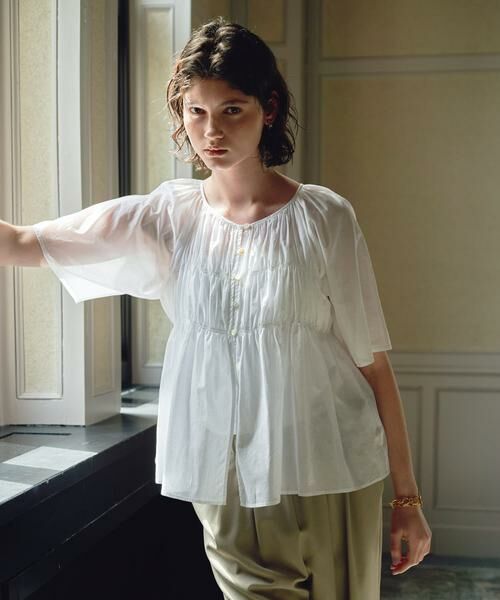 URBAN RESEARCH / アーバンリサーチ シャツ・ブラウス | コットンボイルシャーリングブラウス | 詳細16