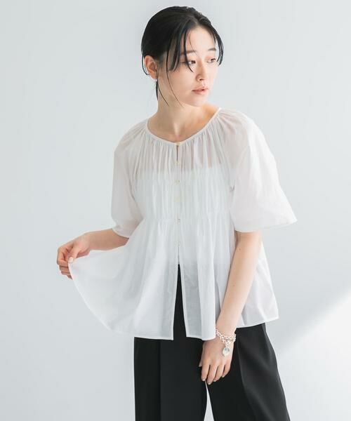 URBAN RESEARCH / アーバンリサーチ シャツ・ブラウス | コットンボイルシャーリングブラウス | 詳細18