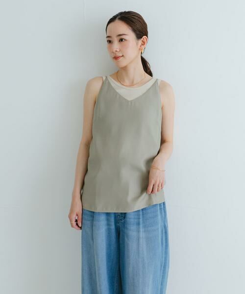 URBAN RESEARCH / アーバンリサーチ キャミソール・チューブトップ | 『接触冷感』キュプラキャミトップ | 詳細15