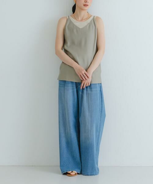 URBAN RESEARCH / アーバンリサーチ キャミソール・チューブトップ | 『接触冷感』キュプラキャミトップ | 詳細16