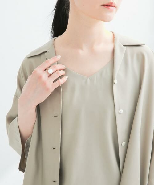 URBAN RESEARCH / アーバンリサーチ シャツ・ブラウス | 『接触冷感』キュプラオープンカラーシャツ | 詳細1