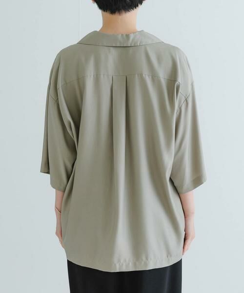 URBAN RESEARCH / アーバンリサーチ シャツ・ブラウス | 『接触冷感』キュプラオープンカラーシャツ | 詳細10