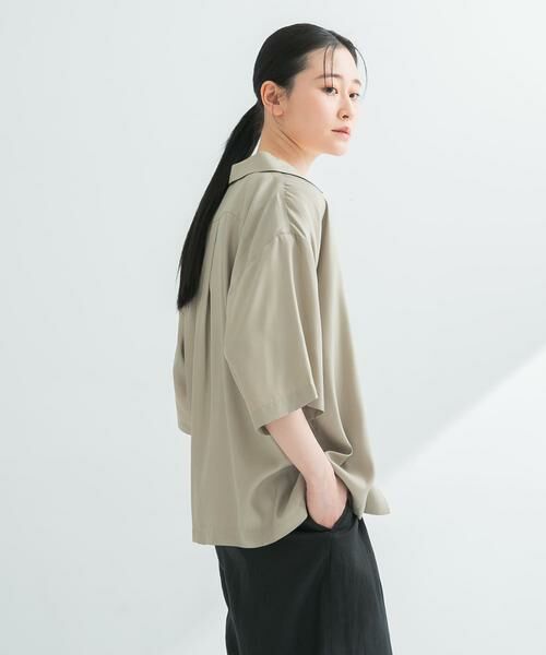 URBAN RESEARCH / アーバンリサーチ シャツ・ブラウス | 『接触冷感』キュプラオープンカラーシャツ | 詳細5
