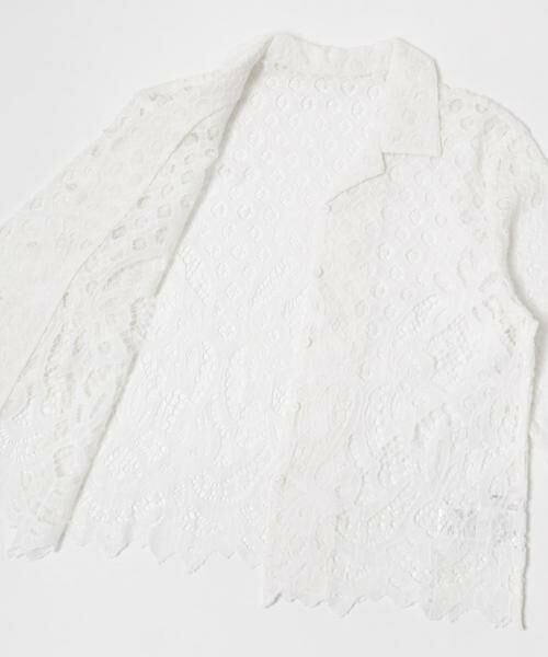 URBAN RESEARCH / アーバンリサーチ シャツ・ブラウス | インドレースオープンカラーシャツ | 詳細10