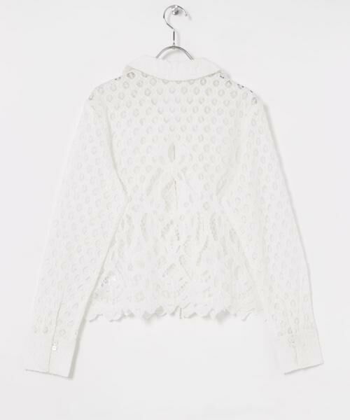 URBAN RESEARCH / アーバンリサーチ シャツ・ブラウス | インドレースオープンカラーシャツ | 詳細11