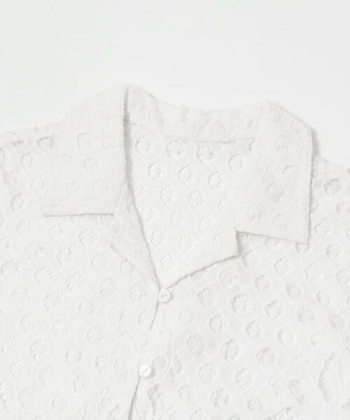 URBAN RESEARCH / アーバンリサーチ シャツ・ブラウス | インドレースオープンカラーシャツ | 詳細9