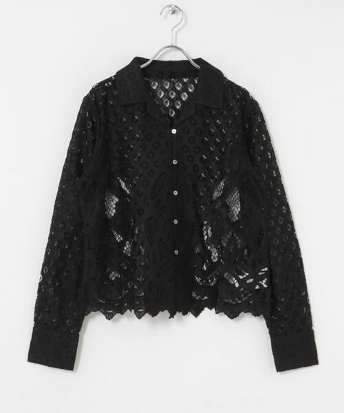 URBAN RESEARCH / アーバンリサーチ シャツ・ブラウス | インドレースオープンカラーシャツ | 詳細24