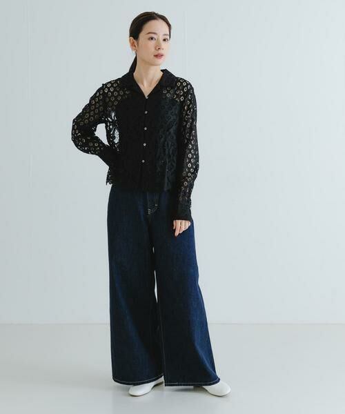 URBAN RESEARCH / アーバンリサーチ シャツ・ブラウス | インドレースオープンカラーシャツ | 詳細20