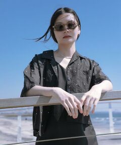 URBAN RESEARCH / アーバンリサーチ シャツ・ブラウス | new basic　オーガンジードットオープンカラーシャツ