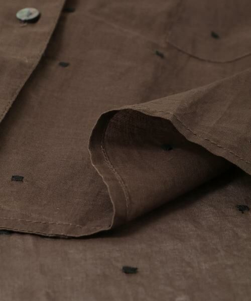 URBAN RESEARCH / アーバンリサーチ シャツ・ブラウス | new basic　オーガンジードットオープンカラーシャツ | 詳細7