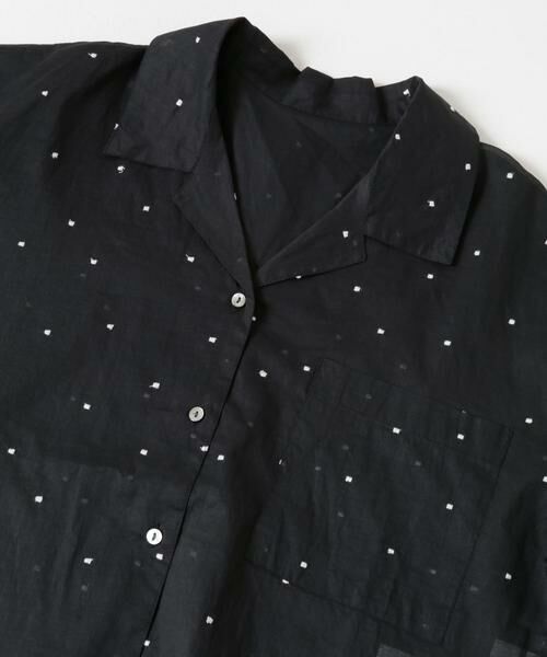 URBAN RESEARCH / アーバンリサーチ シャツ・ブラウス | new basic　オーガンジードットオープンカラーシャツ | 詳細16