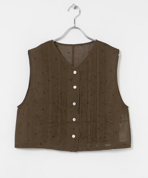 URBAN RESEARCH / アーバンリサーチ ベスト | new basic　オーガンジードットピンタックベスト | 詳細3